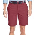 thumbnail image 1 of Club Room Mens Flat Front con cinturón Casual Chino Shorts, rosa, 34 Club Room chino, 1 of 1