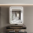thumbnail image 1 of Bingirl 32x24 Inch LED Bathroom Mirror: Front and Backlit, Anti-Fog, Dimmable, Smart with Memory Function, Horizontal/Vertical Mounting, 1 of 7