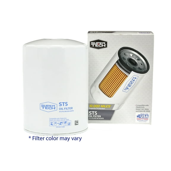 SuperTech ST5, 10K mile 4" Spin-on Oil Filter for Chevrolet and GMC