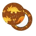 thumbnail image 2 of Gukieu Dinosaurs and Leaves Print Round Chair Cover, Dust-proof and Non-slip Bar Chair Protective Cover, Suitable for Bars, Restaurants, Offices-12 inch, 2 of 7