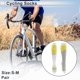 thumbnail image 2 of Calcetines de ciclismo Unique Bargains Antideslizantes Absorbentes de Sudor Antifricción para Exterior Color Amarillo Blanco Talla S-M Neutro Unisex 1 Par Rayas de Bloque de Color, 2 of 7