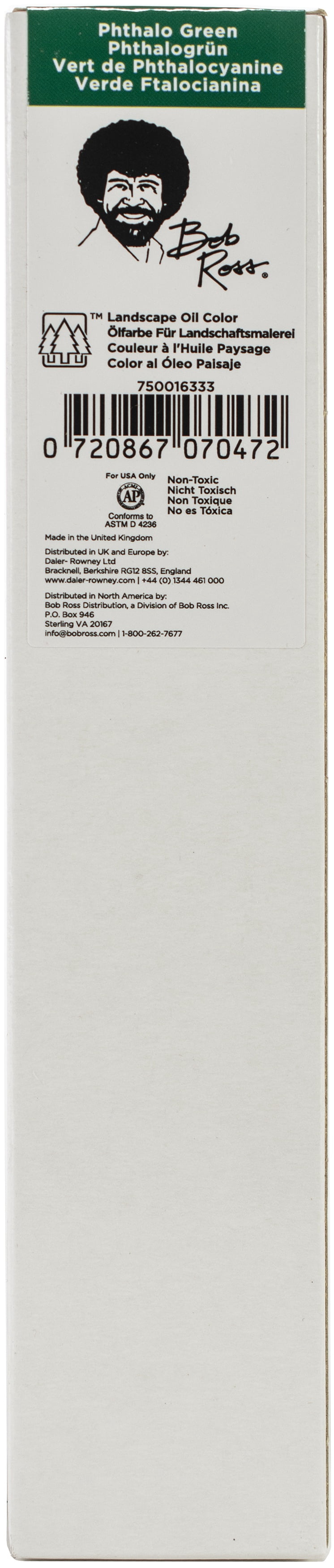 Bob Ross Oil Paint 200ml-Phthalo Green