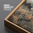 thumbnail image 5 of Large Framed Canvas Print The Abstract Modern Wall Art Decorative Ready to Hang Painting for Living room Bedroom - 60"x30" Natural Frame, 5 of 7