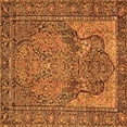 thumbnail image 1 of Ahgly Company Indoor Square Persian Orange Traditional Area Rugs, 5' Square, 1 of 1