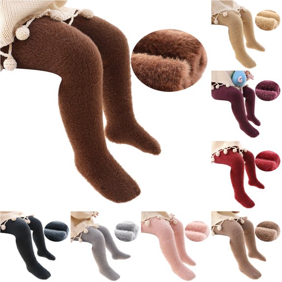 Baby Girls Soft Warm Winter Tights Stocking Toddler Full Length Pants Tights Children Leggings Pantyhose 24 Month Easter Outfit Girl Softball Girl Youth Softball Pants for Girls Gymnastics Cover