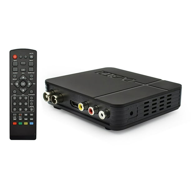 Privilegiado Montaña Kilauea suerte Boc Mini High Clarity DVB-T2 K2 WiFi Terrestrial Receiver Digital TV Box  with Remote Control - Walmart.com