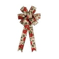 thumbnail image 6 of MXTPOV Christmas Ribbon Wired, Vintage Christmas Ribbon for Wreath Bows, Burlap Buffalo Plaid Ribbon for DIY Crafts Christmas Decor, 2.2 yd, 6 of 6