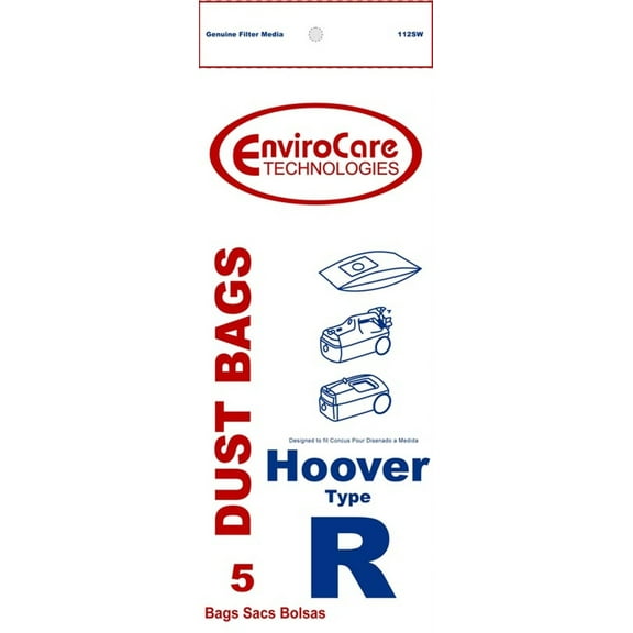 Replacement Part For Hoover 5PK, R SPIRIT CANISTER- PAPER BAGS 112SW