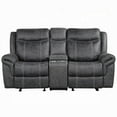 thumbnail image 2 of Hesy Power Motion Recliner Loveseat w Console- Dark Gray 75 Inch, 2 of 6