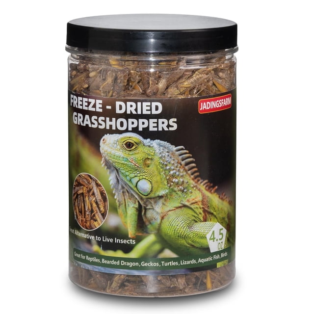 Saltamontes liofilizados JADINGSFARM 128 g, alto contenido de proteína