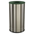 thumbnail image 4 of Ex-Cell Kaiser INT1528 T-8 SS BLX 18 Gallon Stainless Steel Indoor Ash & Trash Receptacle with Black Textured Top, 4 of 5