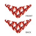 thumbnail image 6 of Kll Fire Symbols Dog Bandanas,Triangle Reversible Pet Scarf For Small Medium Large And Extra Large Dogs-Medium, 6 of 8