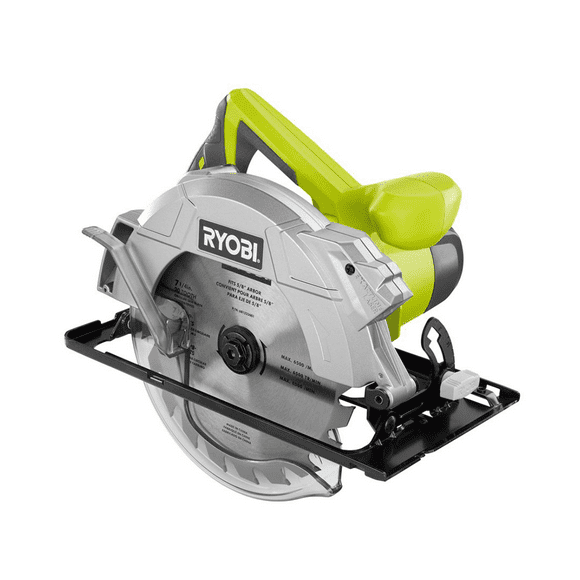Sierra circular Ryobi de 14 Amperes y 7-1/4 pulgadas con láser