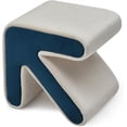 thumbnail image 3 of Modern Velvet Arrow Stool - Multifunctional Furniture for Living Room, Bedroom & More, 3 of 6