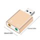 thumbnail image 2 of USB to 3.5mm Jack Headphone and Mic Jack Audio Adapter Mic Stereo Sound Card, 2 of 5
