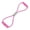 Pink, variant on Opolski 8-Shape Gym Workout Yoga Exercise Resistance Rope Loop Bands Train Fitness Tool
