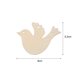 thumbnail image 2 of 20 Pcs Ornamentos de Navidad de Madera Pintables, Manualidades de Paloma para Fiestas de Navidad DIY, 2 of 6