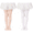 2 Pack White Pink, variant on Ultra-Soft Dance Ballet Tights Kids High Elasticity Convertible Stockings for Girls black M
