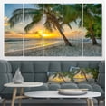 thumbnail image 3 of Beach in Caribbean Island of Barbados 28 in x 60 in Painting Art Prints, by Designart, 3 of 5