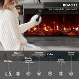 Walmart Black Friday Deals 2025 - Waleaf LED Light Fireplace TV Stand, with 36''Fireplace for TVs up to 80 inch - Walmart.com