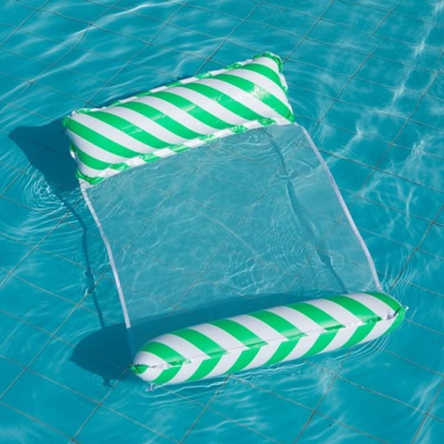 WDOplteas Cama Flotante Colchón Inflable Piscina Playa Salones (Verde)