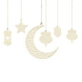thumbnail image 2 of Naiovety Eid Mubarak colgante Eid Mubarak Festival fiesta decoración suministros no tóxico decoración del hogar para puertas ventanas Kits de decoración para fiestas Numero 3 Naiovety HA043016-03, 2 of 6