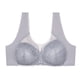 thumbnail image 1 of Sujetador fino de gran tamaño con hebilla frontal de encaje sexy sin costuras sin aro de acero chaleco hermosa espalda ajustable ropa interior de mujer, 1 of 6