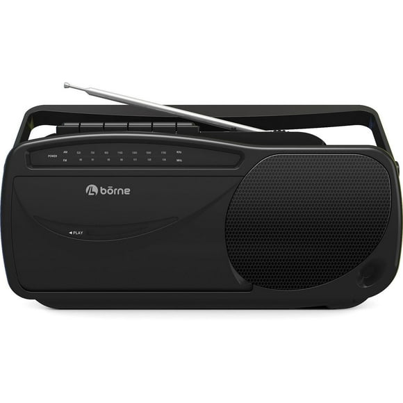 Borne Portable AM/FM Radio and Cassette Player