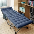 thumbnail image 6 of Slsy Folding Camping Cot with Thicker Mattress for Adults, 75"L x 28"W Sleeping Cot Bed,Travel Folding Cots, Tent Cots with Carry Bag, 6 of 9
