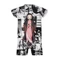 thumbnail image 6 of Demon Slayer Nezuko Baby Bodysuit Boy Girl Clothes Soft Newborn Infant Outfit Short Sleeve Romper, 6 of 8