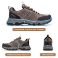 thumbnail image 3 of Fittington Men's Hiking Shoes Trekking Trails Outdoor Sneakers Walking Shoes with Arch Support, Reflective Safety Feature, 3 of 10
