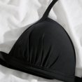 thumbnail image 3 of Women Fashion Solid Color Sexy Taping Backless Bikini Swimsuit, 3 of 5