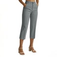 thumbnail image 7 of Gfyviroh Dressy Capri Pants for Women High Waist Straight Leg Business Pants Elegant Solid Lightweight Cropped Slacks, 7 of 7