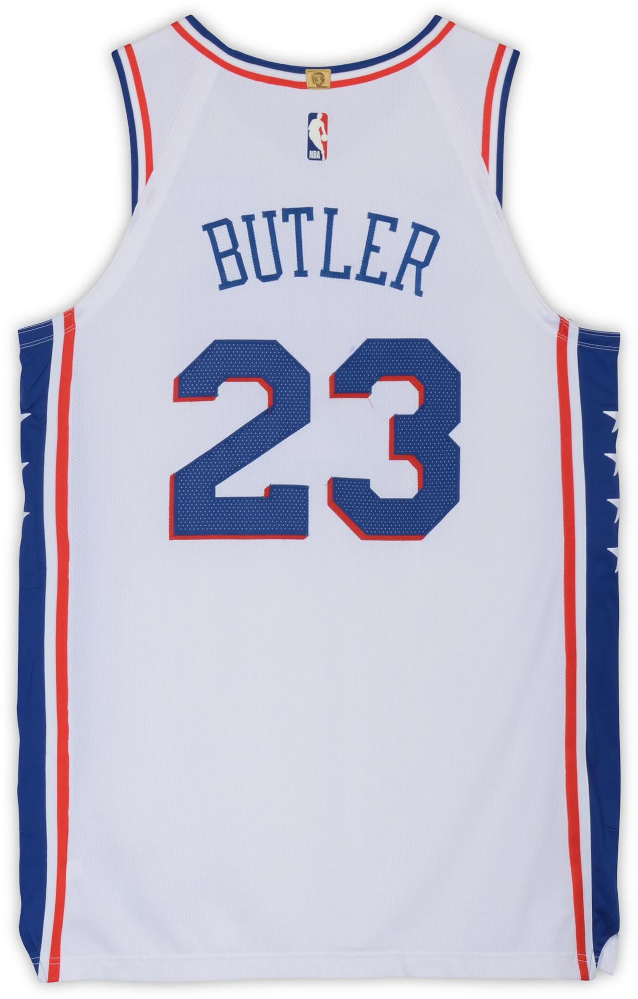 Jimmy Butler Philadelphia 76ers PlayerIssued 23 White Jersey from the 201819 NBA Season