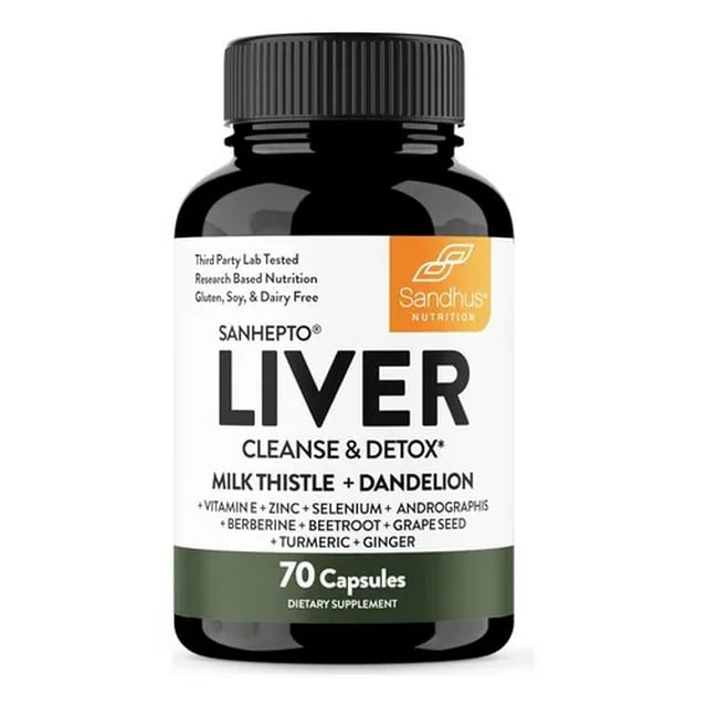 SANDHUS | Liver Cleanse Detox & Repair | 70 cápsulas