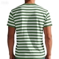 thumbnail image 5 of Mfakffe Mens Short Sleeve T-Shirts Striped Casual Crewneck Breathable Basic Shirt Color Block Stretch Lightweight Summer Beach Tees, 5 of 5