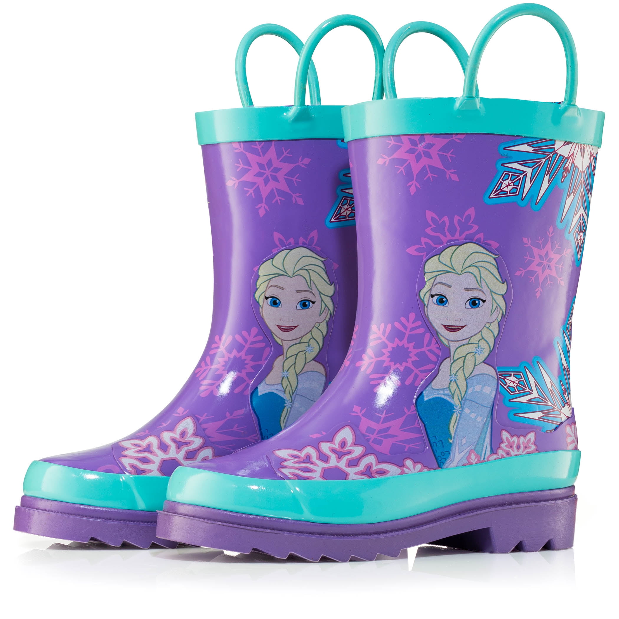 elsa and anna rain boots
