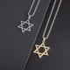 thumbnail image 4 of Colgante de estrella de Mogan David para hombre, cadena de aleación de alta calidad judía de Israel, collar de estrella de David, joyería Kb, 4 of 5