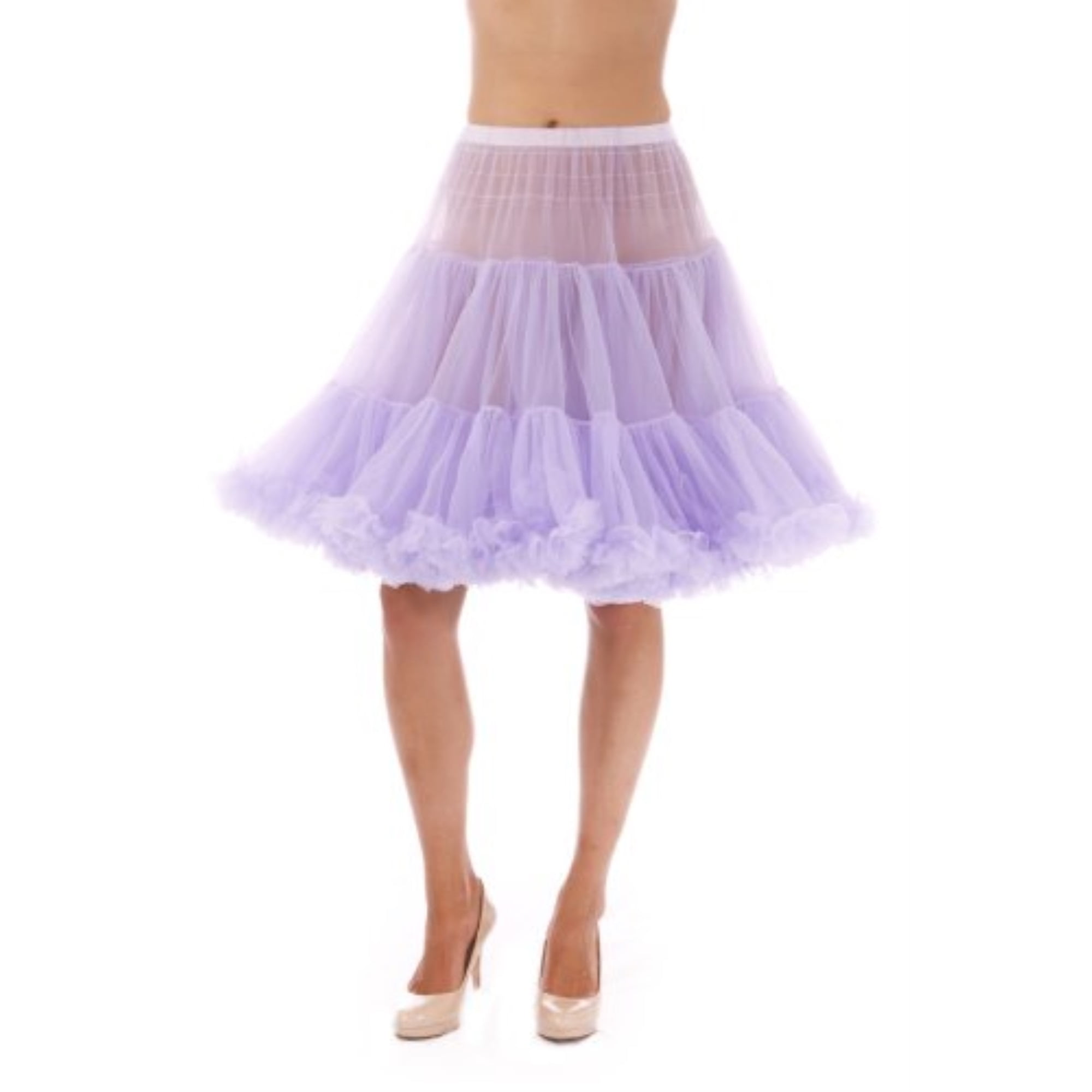 plus size knee length petticoat