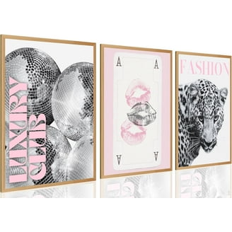 ZHAOLIN Lot De 3 Affiches D'art Tendance Motif Léopard étoile