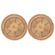 thumbnail image 1 of 2X Cesta de Pared Tejida para El Hogar Decoración del Hogar Boho Natural Decoración Decorativa de Ratán Decoración de Pared Tejida Colgante de Pared Tejido 11,8 Pulgadas, 1 of 5