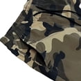 thumbnail image 6 of Uwinwear Men's camouflage Cargo Shorts Summer Athletic Outdoor Short Pants Fashion Print Drawstring Casual Shorts with Multi-pocket,Khaki,XXL, 6 of 7