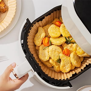 Yoneston 5 QT Air Fryer, Smart Fryer Oven with Adjustable Temperature Timer and Nonstick Basket for Oil Less or Low Fat Cooking