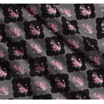 thumbnail image 3 of Soimoi Cotton Voile Fabric Leaves, & Rose Floral Print Fabric by the Yard 56 Inch Wide, 3 of 7