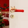 thumbnail image 6 of Kumdkd Christmas Door Handle Covers Decorations, Knit Glove Style Door Knob Covers, Easy Install Festive Decor for Home, Cabinet, Store Doors, Reusable Holiday Door Handle Decor, 7.28x2.17x1.18in, 6 of 6