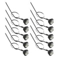 thumbnail image 1 of Luces de remolque LED para camiones Unique Bargains 12V, luces de marcador redondas de plástico impermeables, blancas, 10 piezas, 1 of 7
