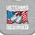 thumbnail image 4 of Inktastic Veterans Day Military Veteran Boys Baby Bib, 4 of 4