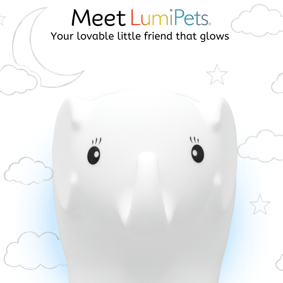 LumiPets&reg; Eggbert the Elephant- Children's Touch Night Light