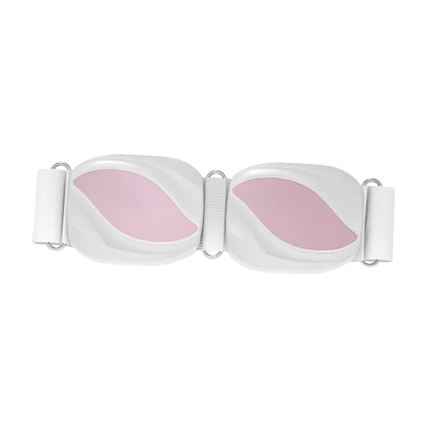 Cinturón adelgazante inalámbrico, dispositivo de fitness con múltiples modos de entrenamiento, cuerpo ajustable Blanco rosa