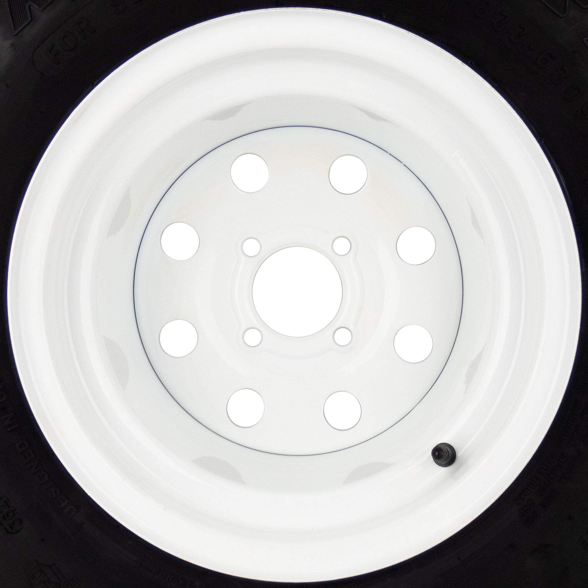 Lawn Mower Rims: 2 Wheel Assemblies 24x12.00-12 White Fits
